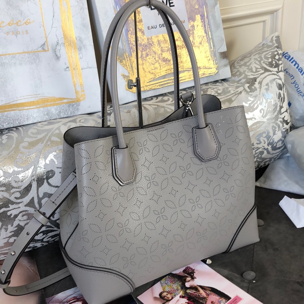 NWT Michael Kors Satchel pearl grey - Picture 5 of 8